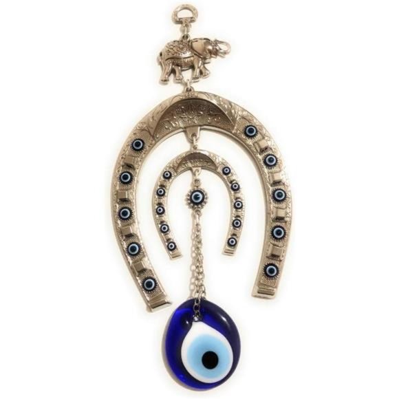 Other - Horseshoe Symbol Evil Eye Wall Hanging, Horseshoe Evil Eye  (X-Large)